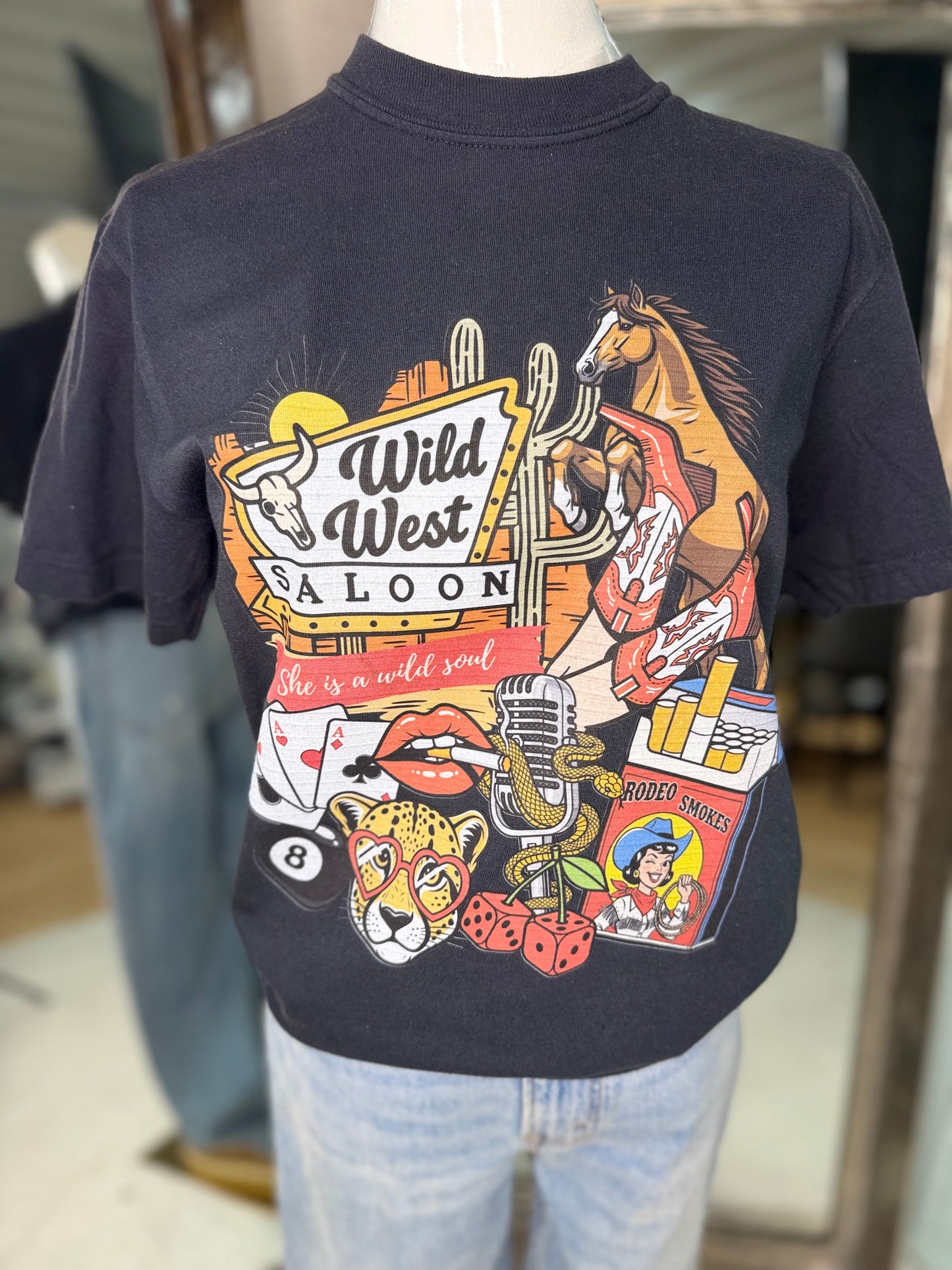 Black Cowgirl Motel tee