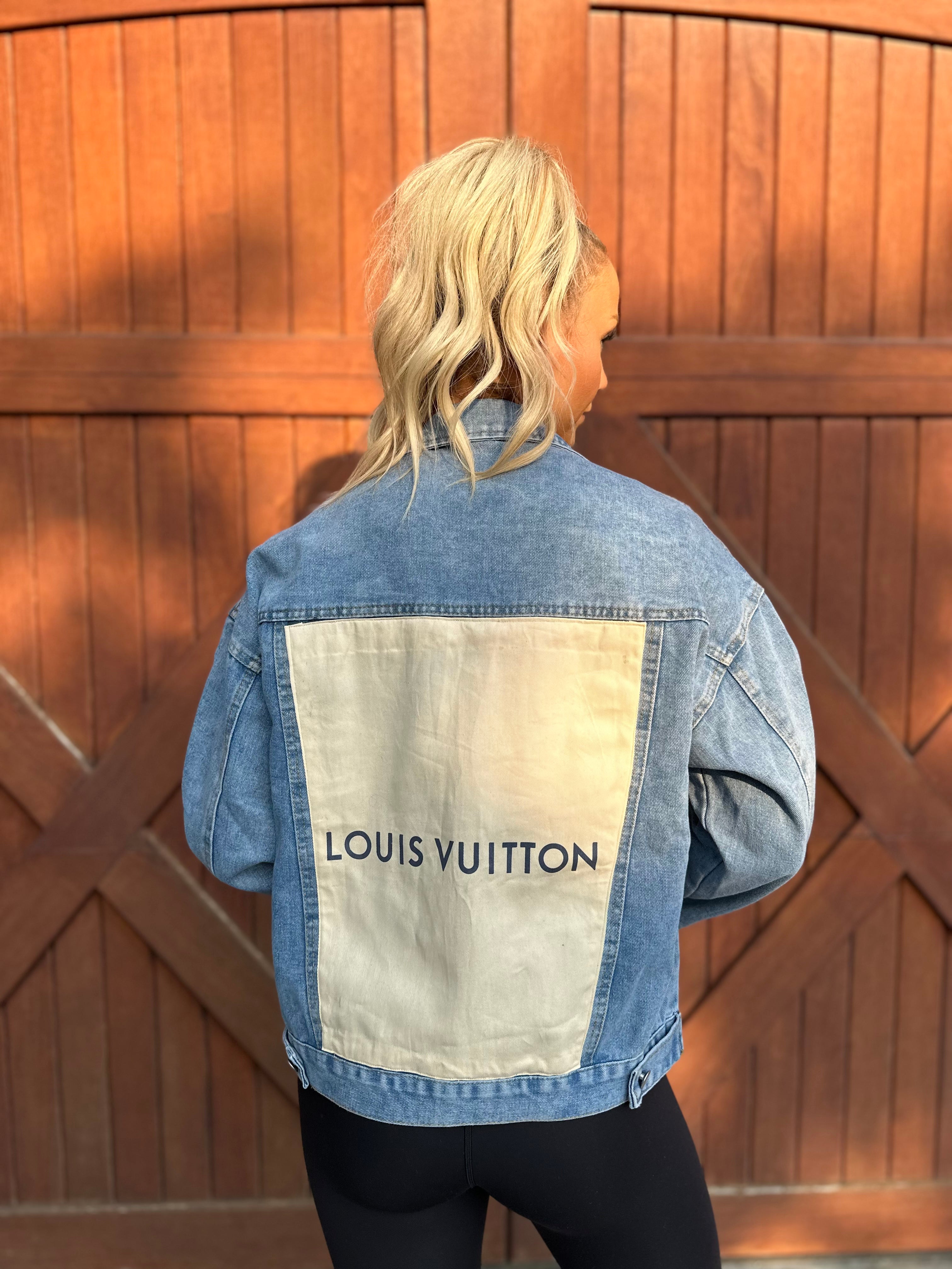 UPCYCLED Louis Vuitton Denim Jacket – 2ndLove Luxury Boutique