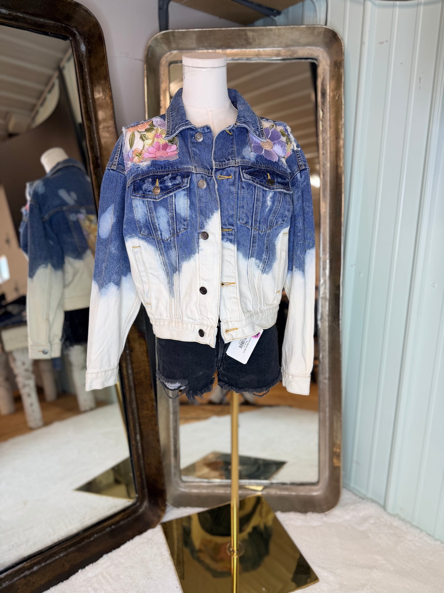 Lace Denim Jacket