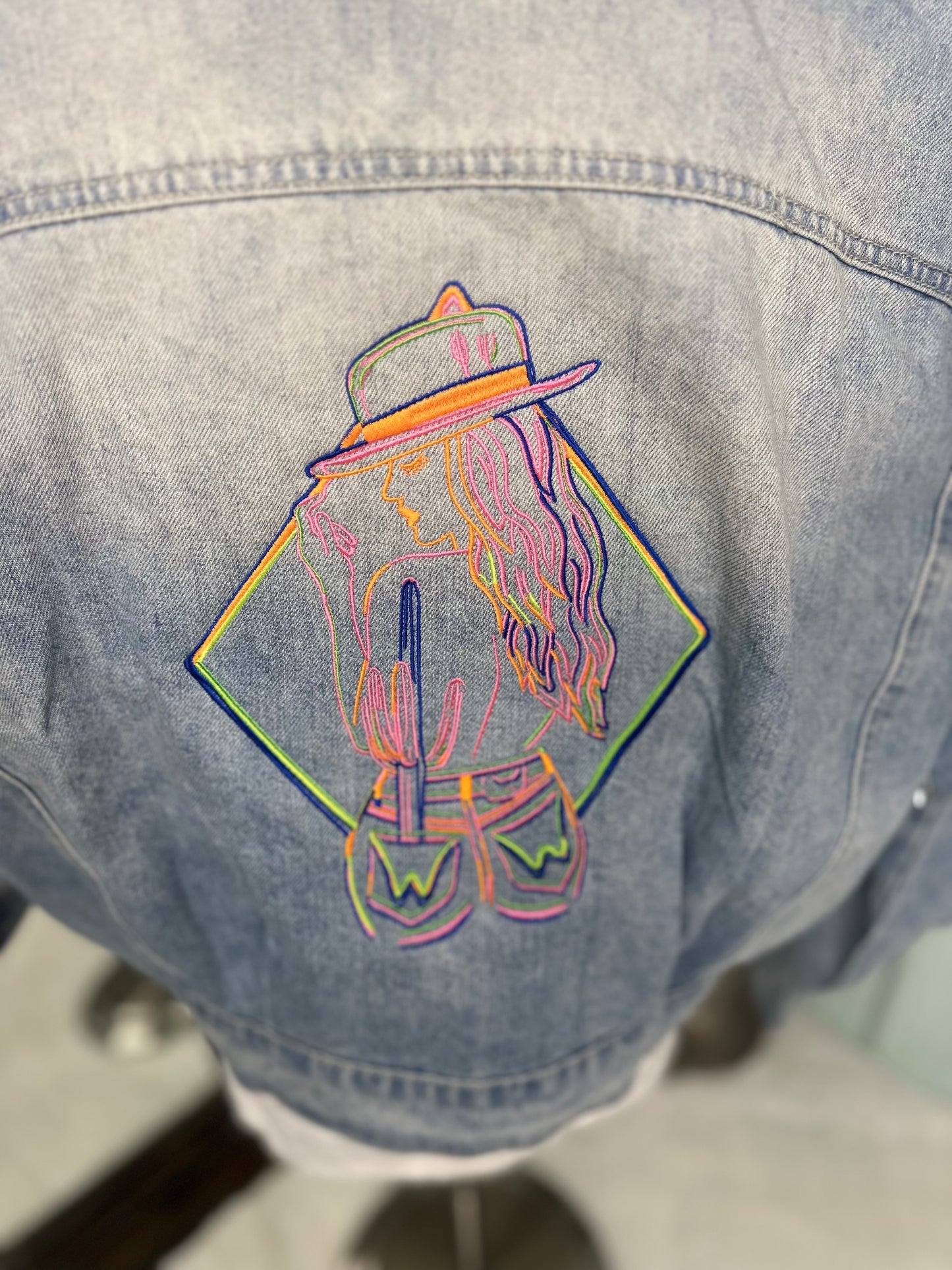 Embroidered cowgirl jacket