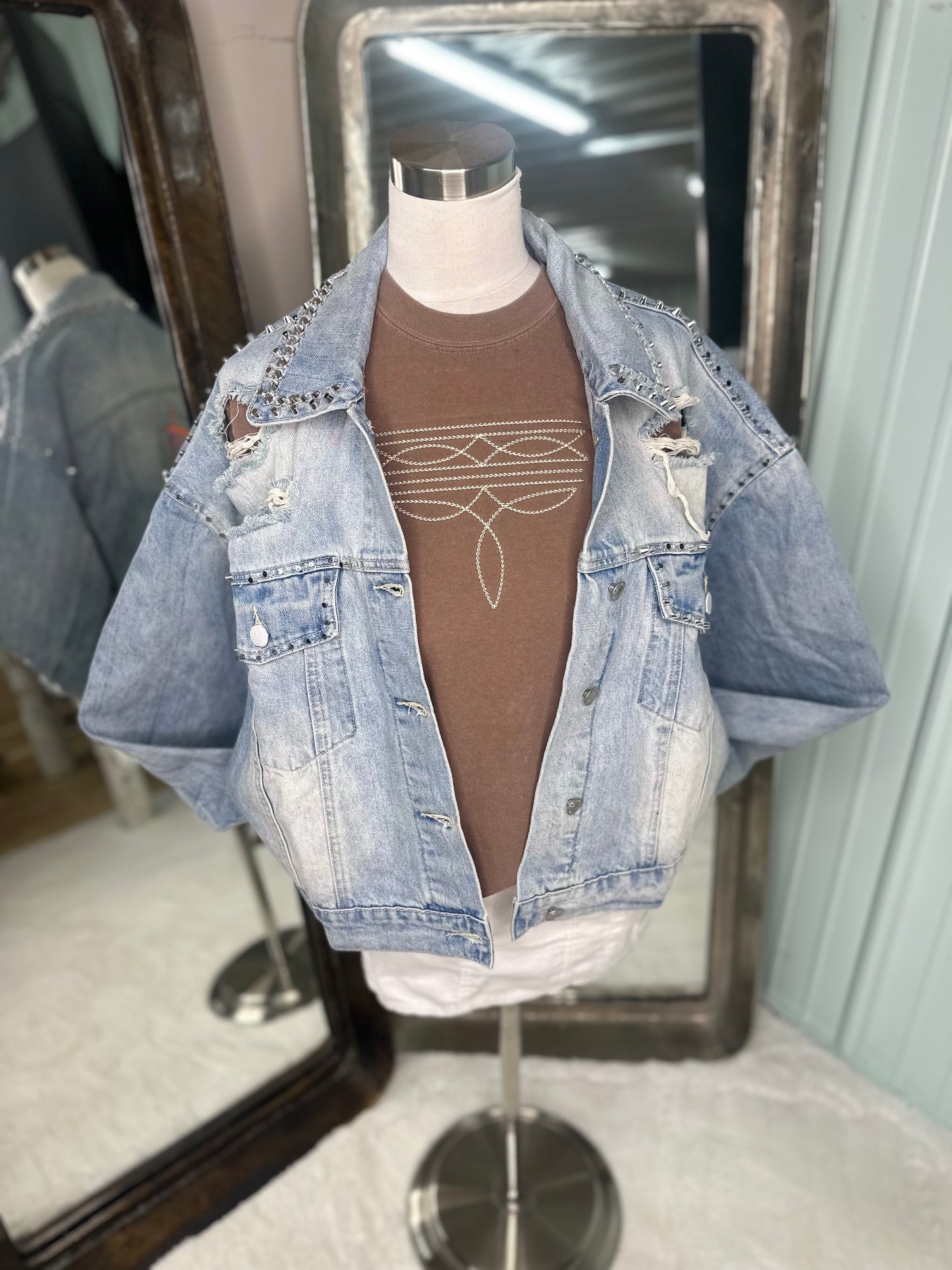 Embroidered cowgirl jacket