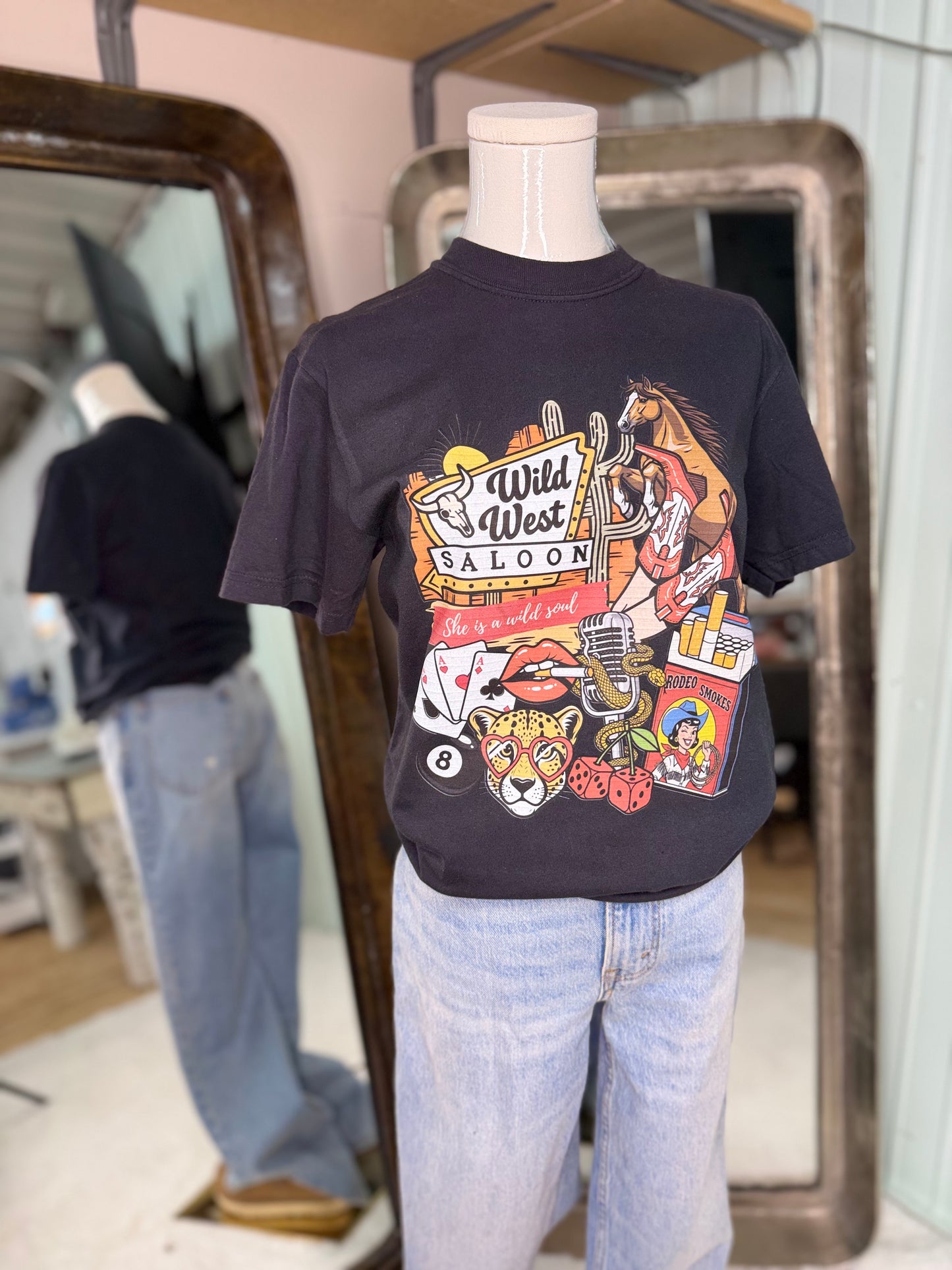 Black Cowgirl Motel tee