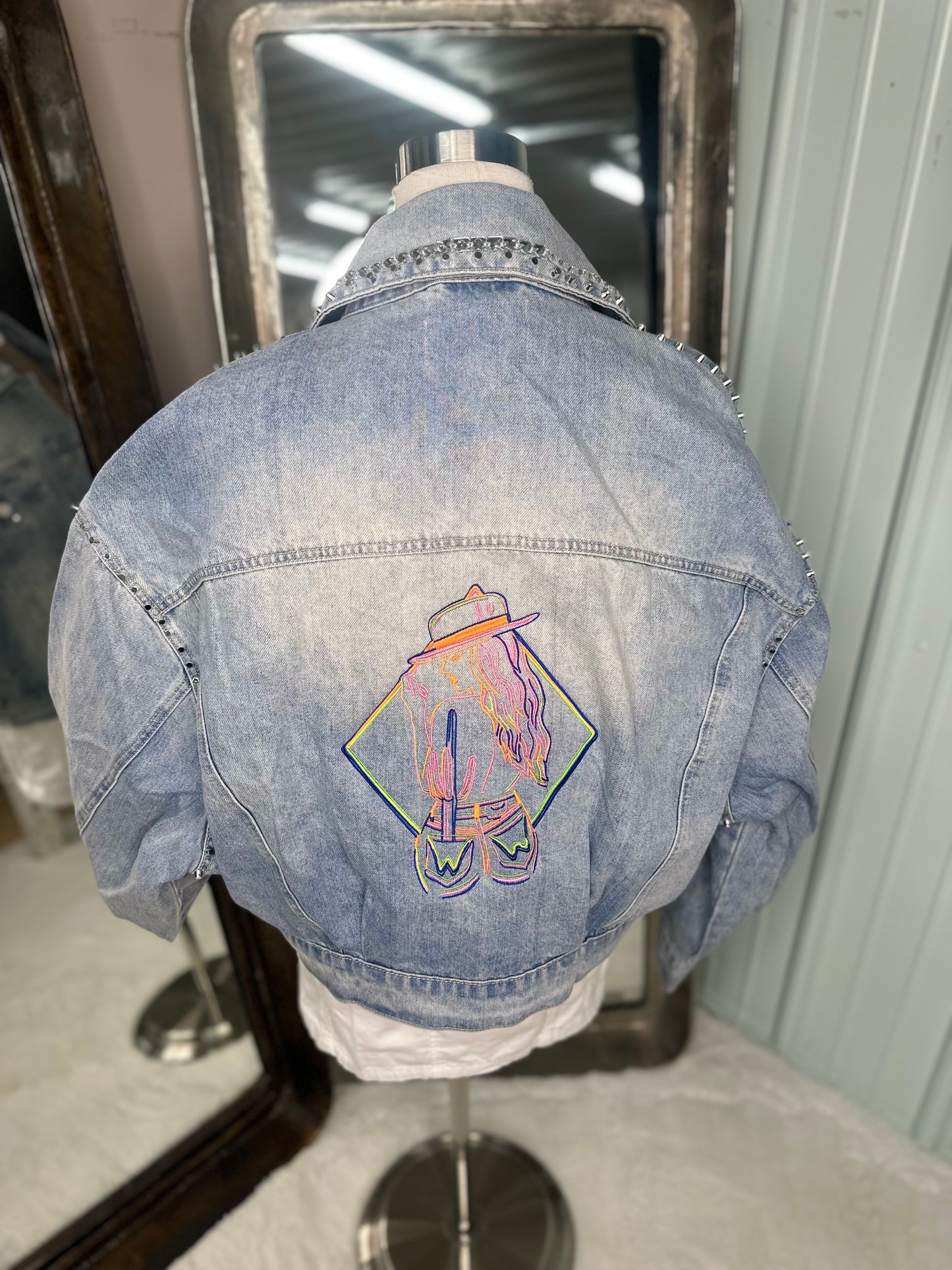 Embroidered cowgirl jacket
