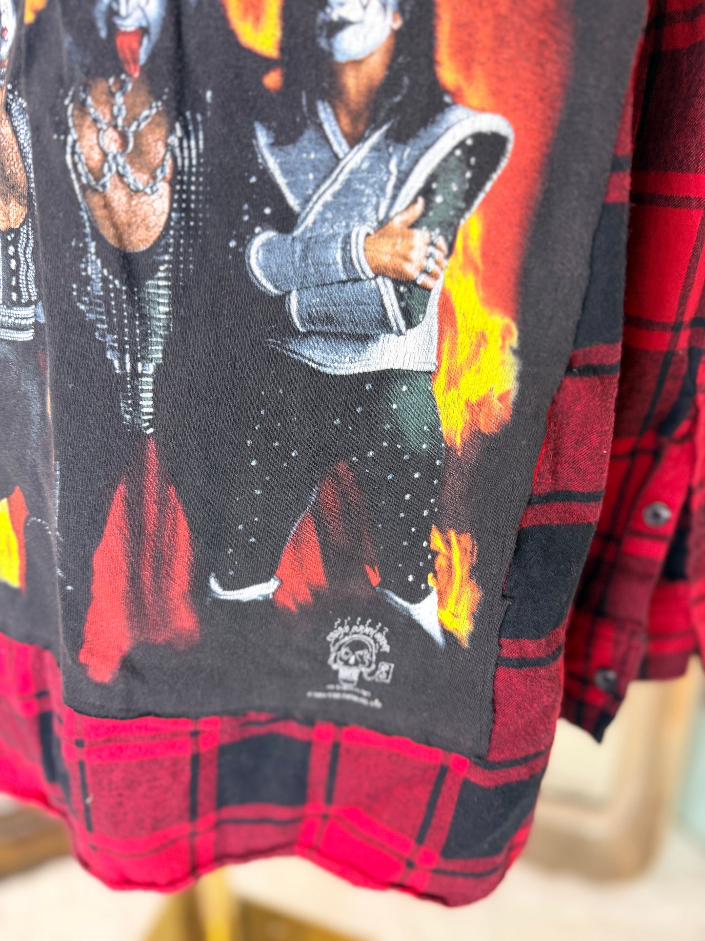 Upcycled Tshirt Flannel