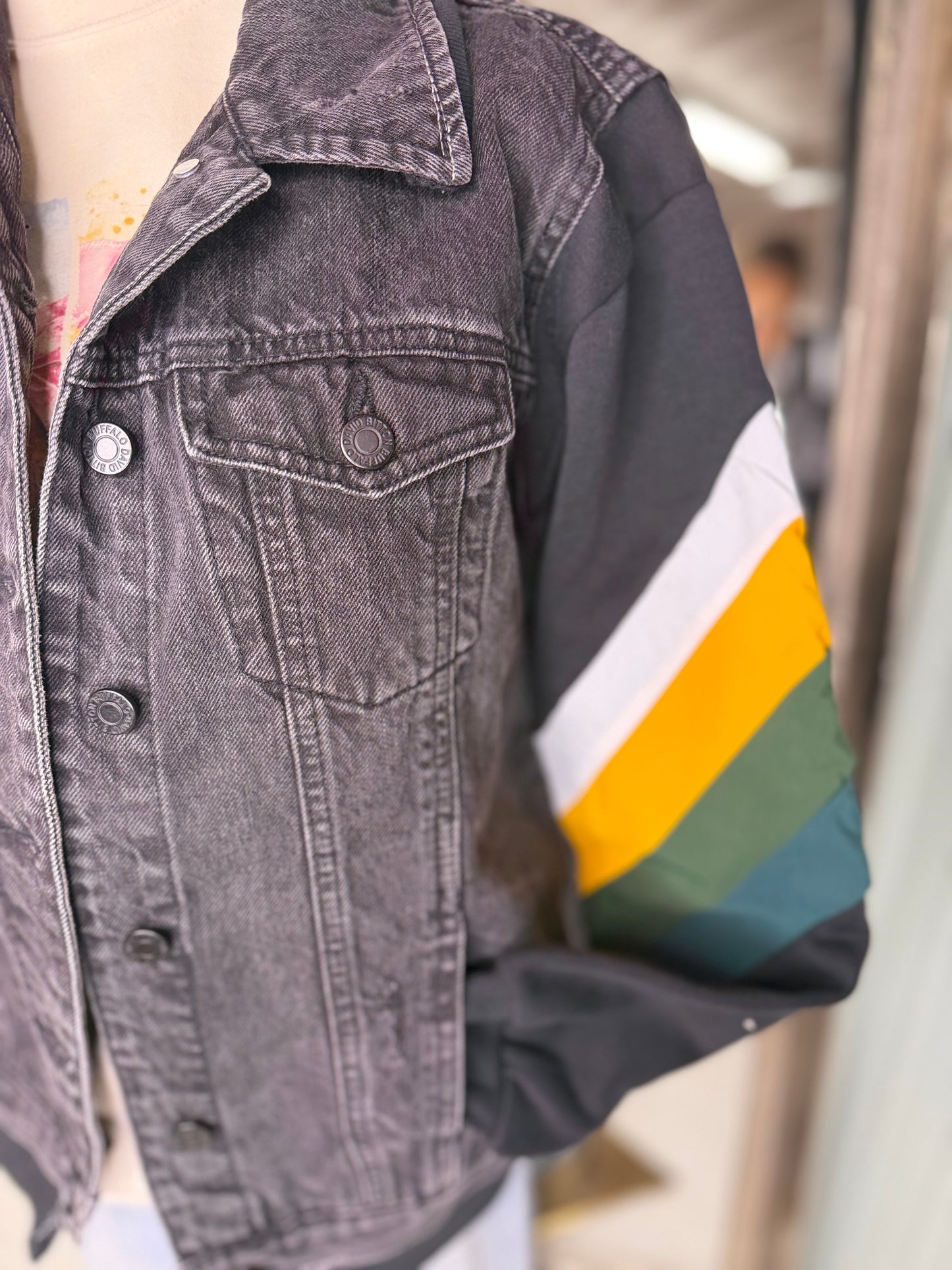 Upcycled Sweatshirt Jacket