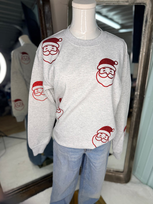 Glitter Santa