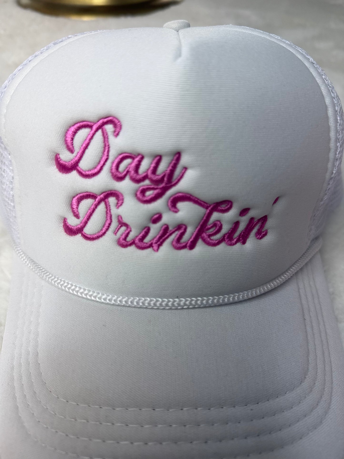 Day Drinkin’ embroidered Trucker hat