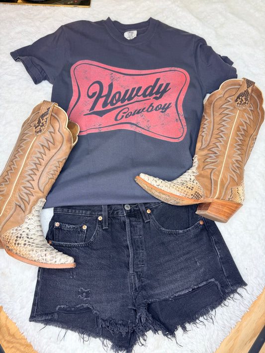 Howdy Cowboy Tee