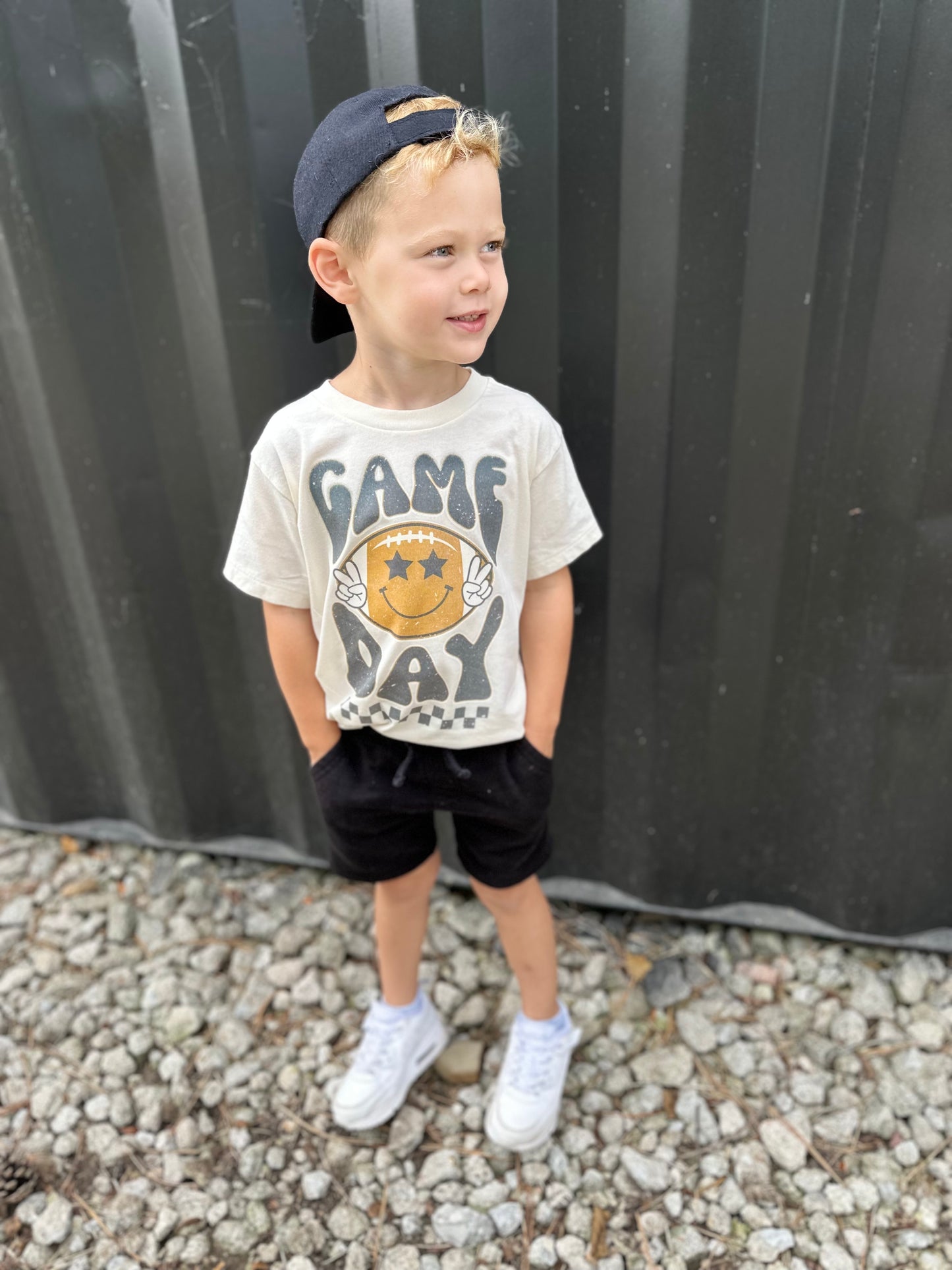 Kids game day tee