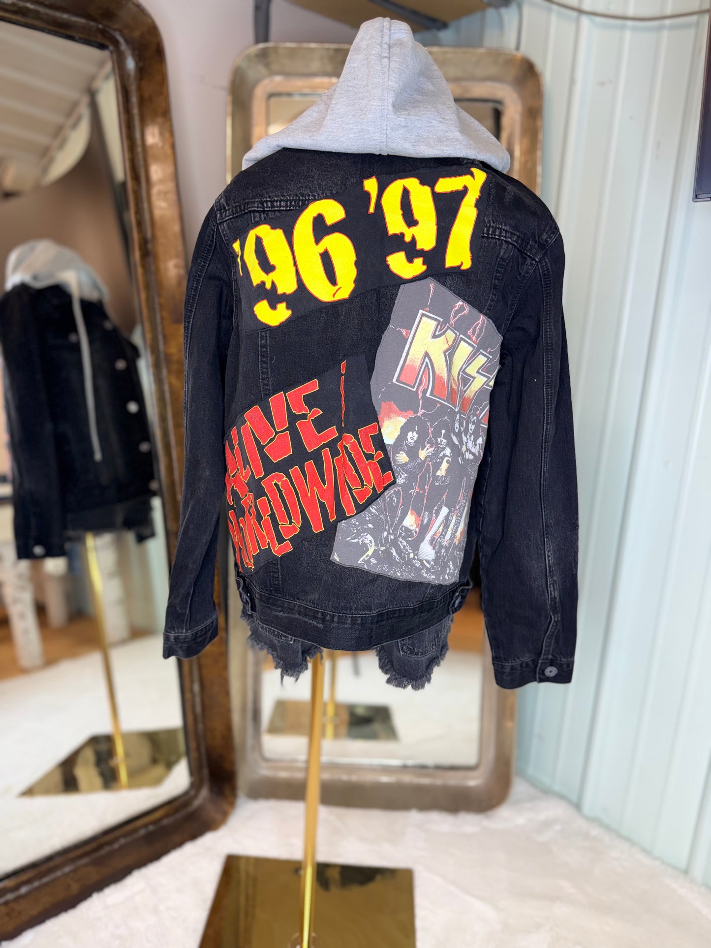 Vintage Upcycled KISS jacket