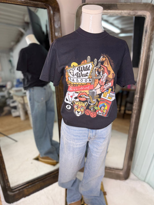 Black Cowgirl Motel tee