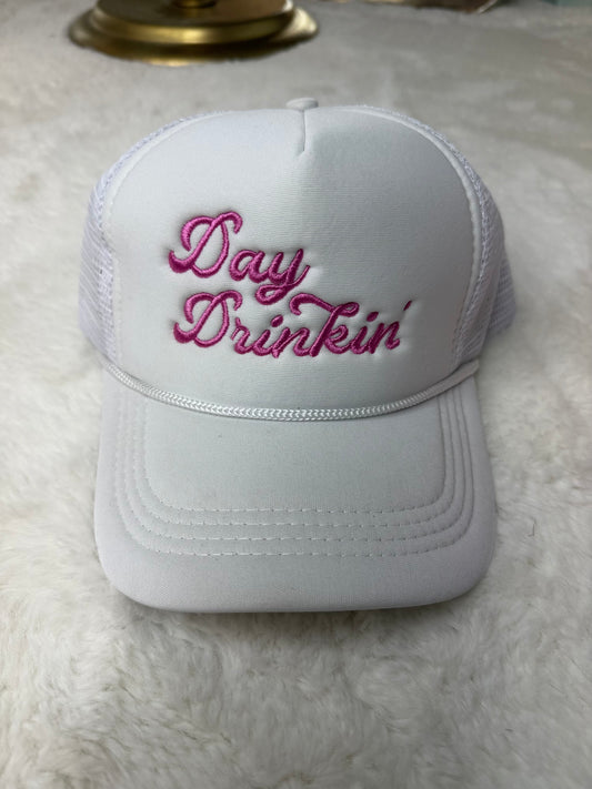 Day Drinkin’ embroidered Trucker hat