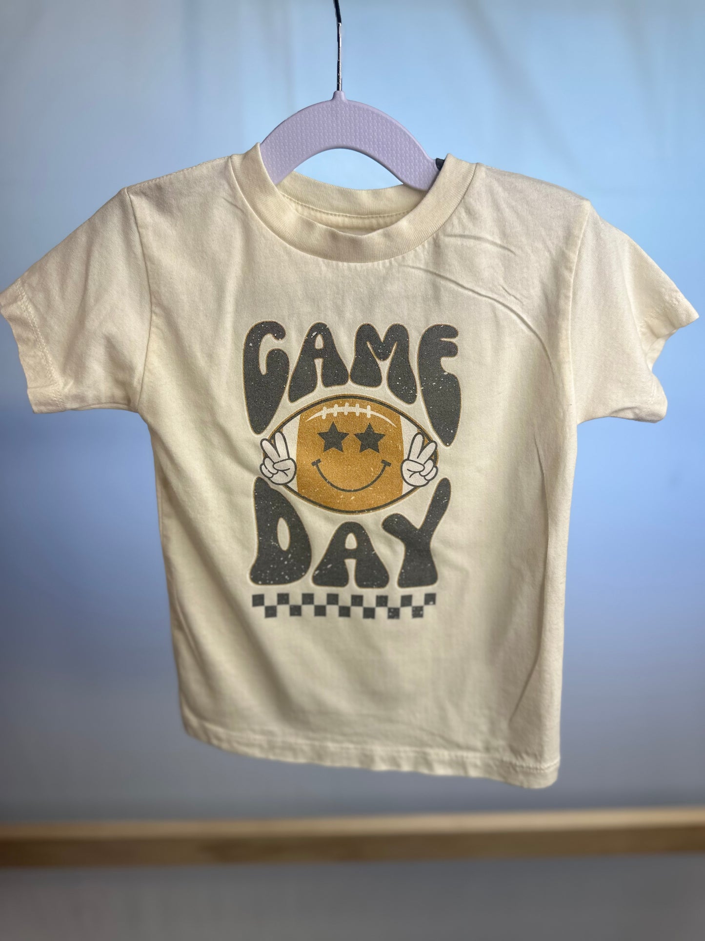 Kids game day tee