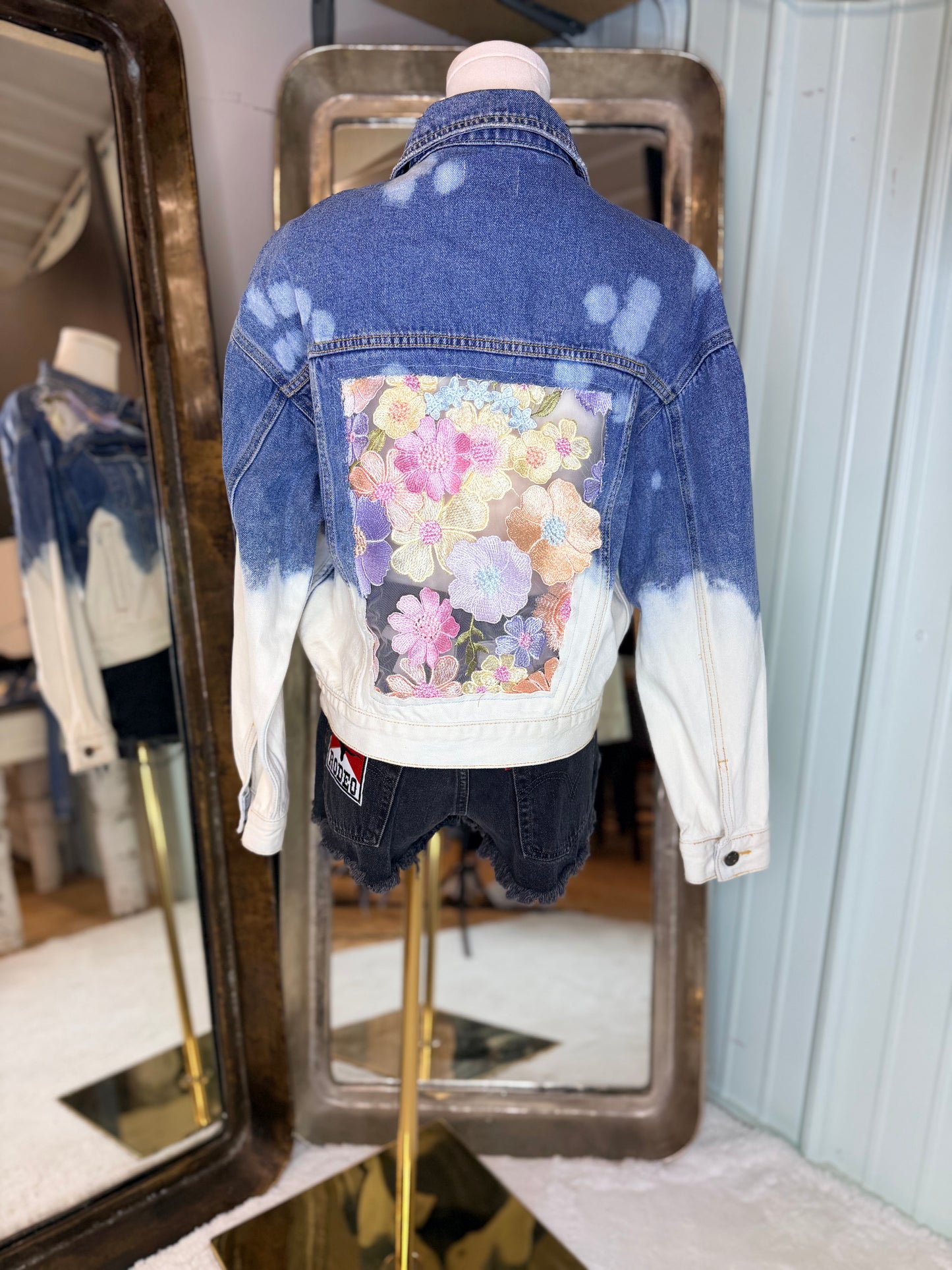 Lace Denim Jacket