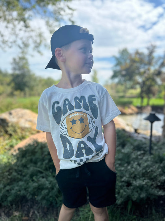 Kids game day tee