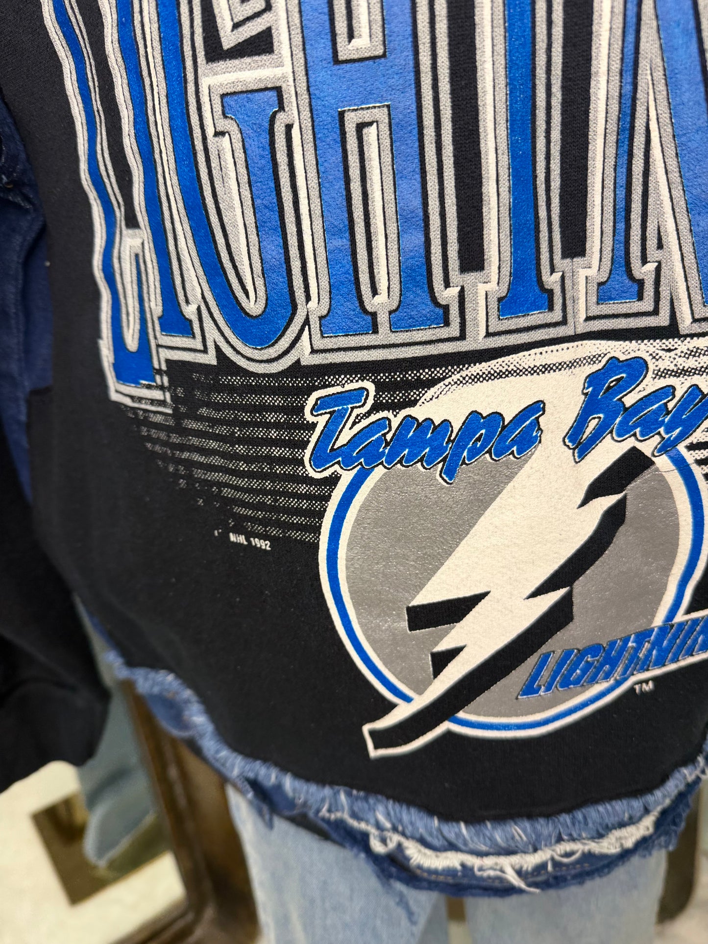 Upcycled Vintage Sweatshirt Jacket