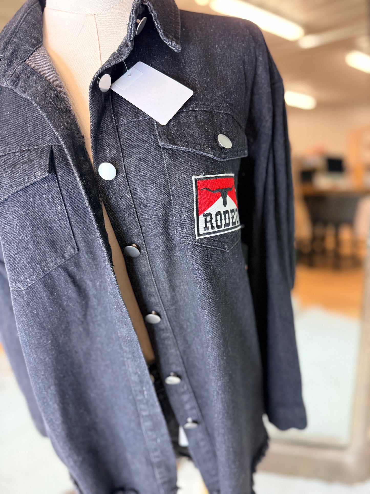 Western Denim Shacket