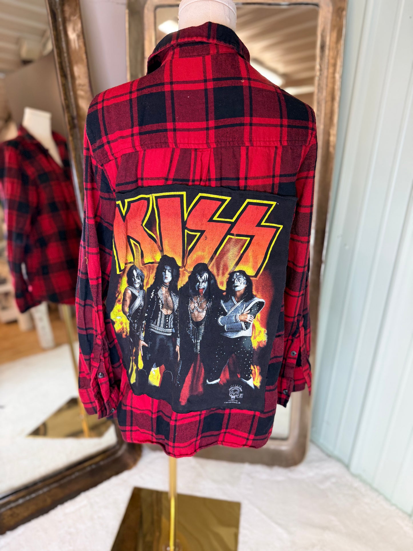 Upcycled Tshirt Flannel