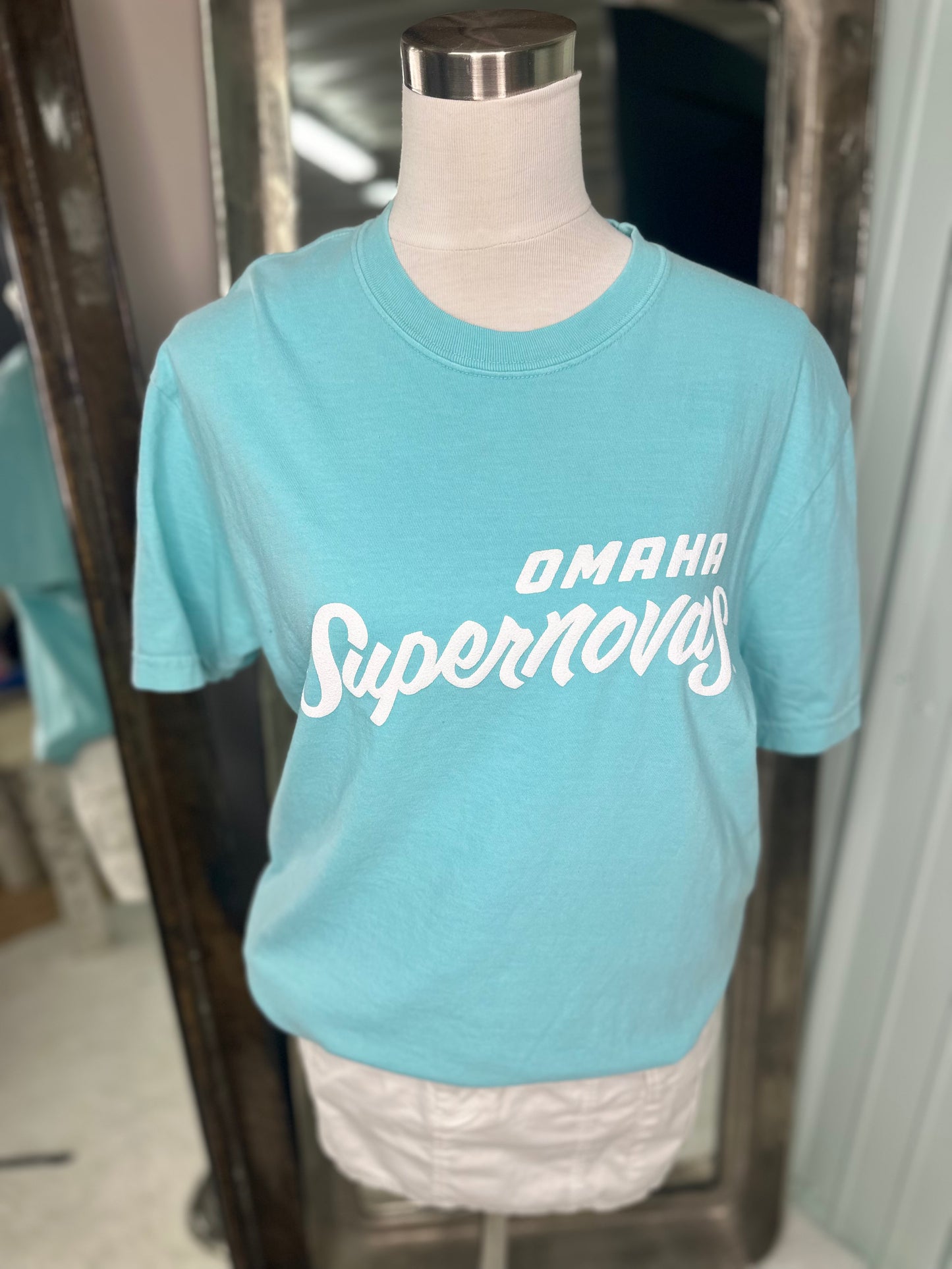 Supernovas™ White logo puff t-shirt