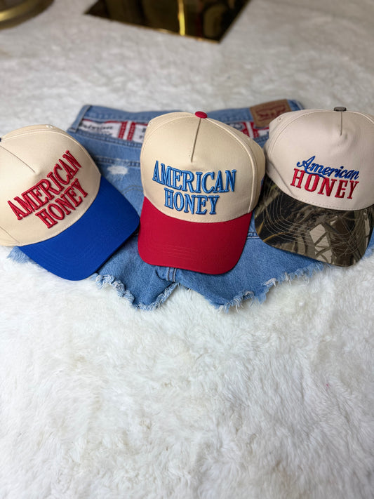 American Honey Embroidered Trucker Hat