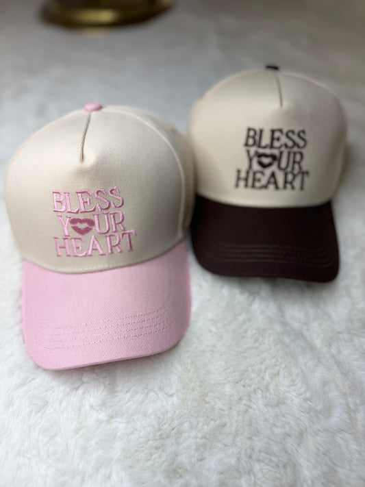 Bless Your Heart Embroidered Trucker Hat