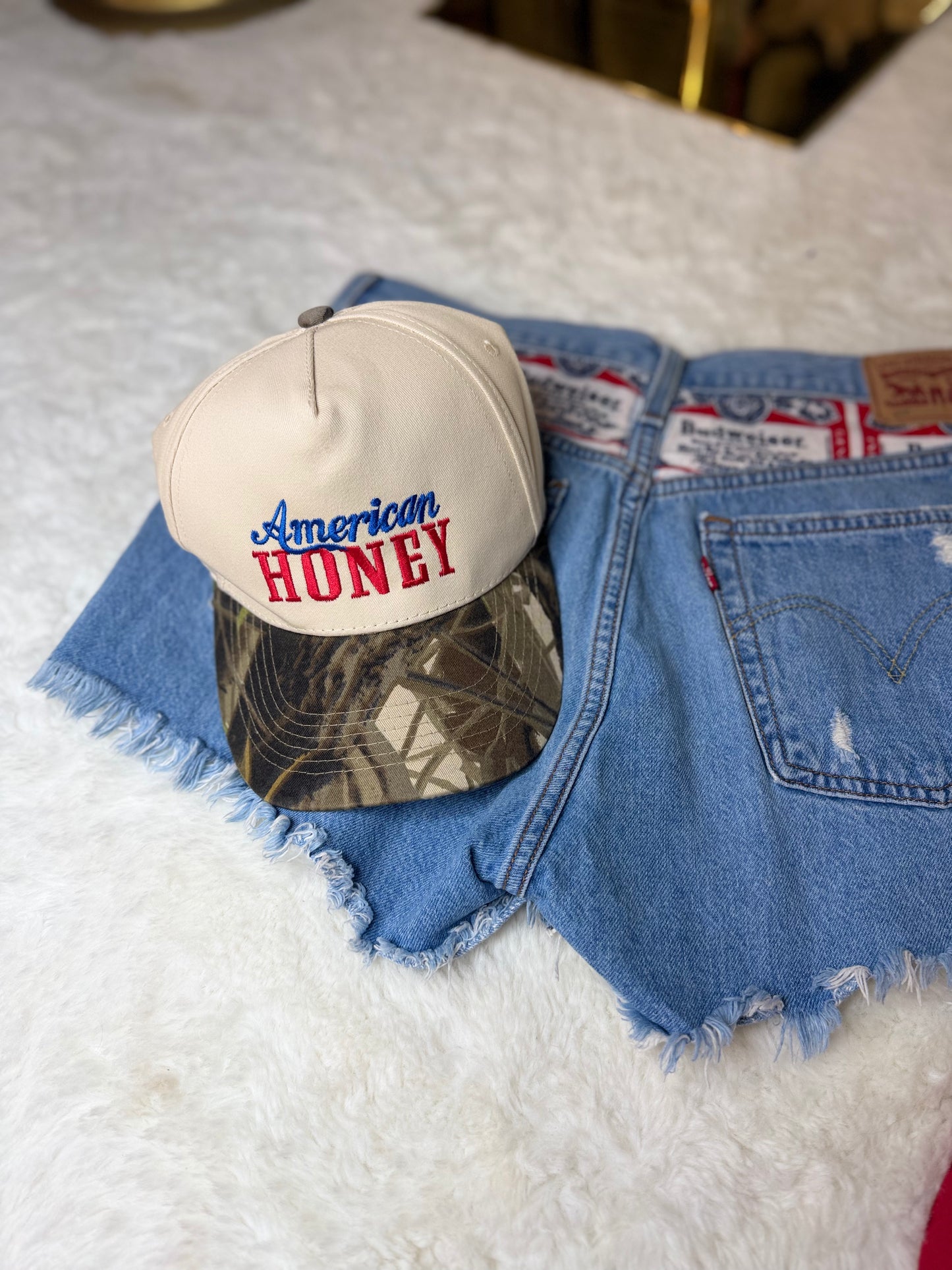 American Honey Embroidered Trucker Hat