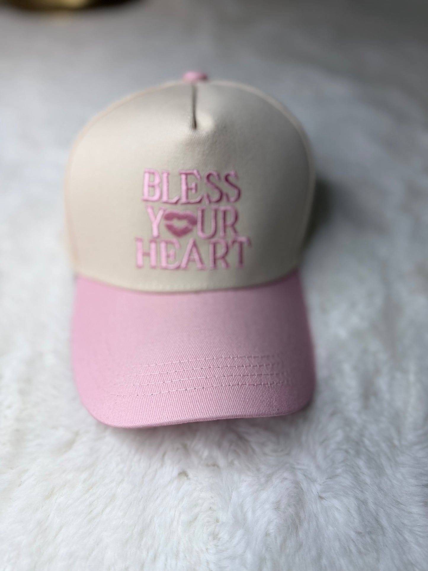 Bless Your Heart Embroidered Trucker Hat