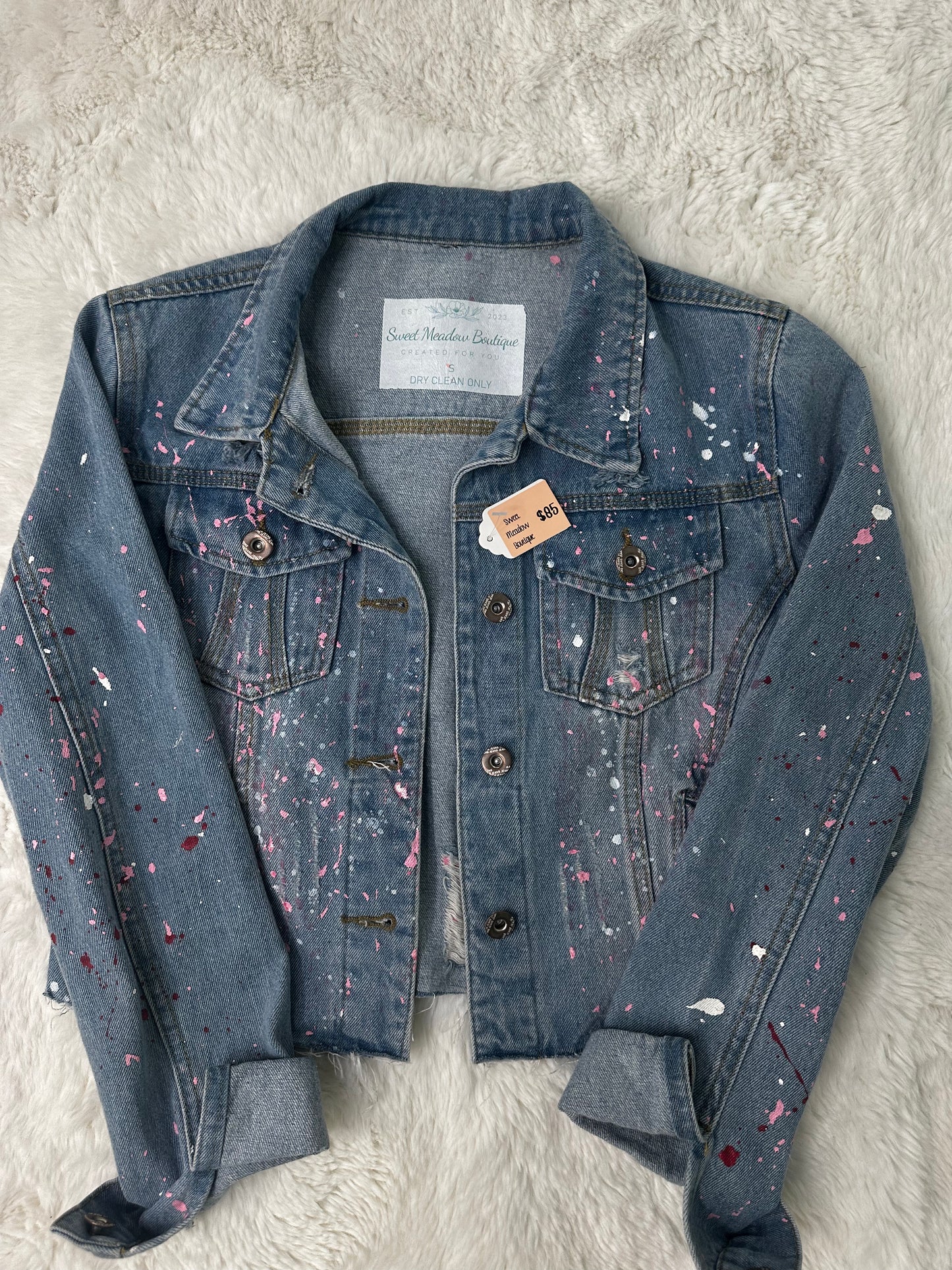 Beverly Hills Distressed Denim Jacket