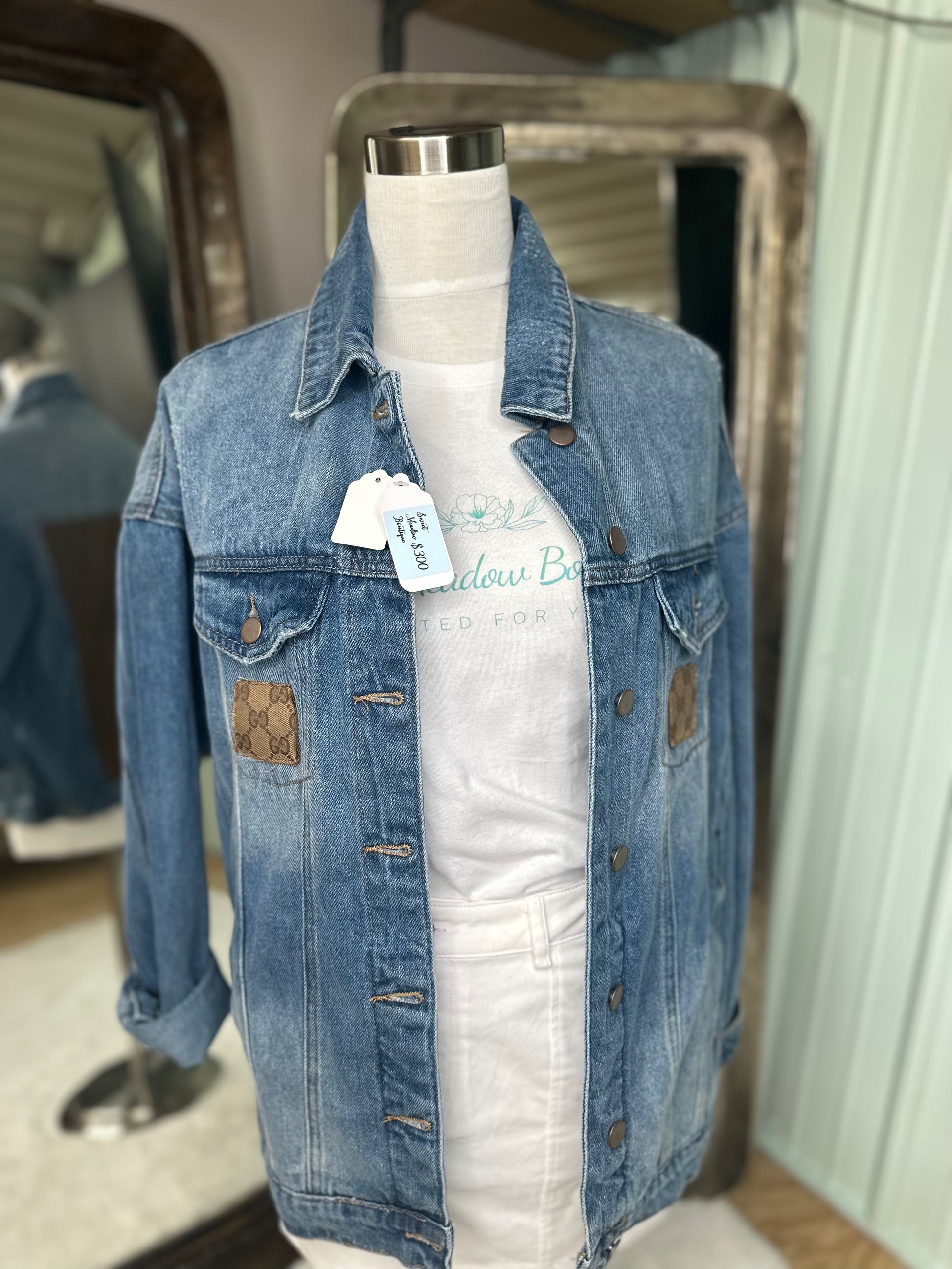 Vintage gucci 2024 denim jacket